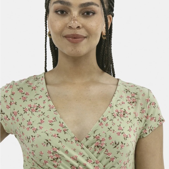 Buttery Soft Floral Mini Dress - Picture 4 of 4